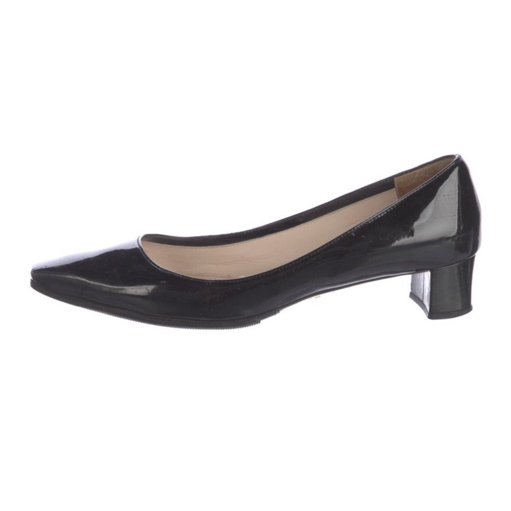 Prada Black Patent Leather Heels